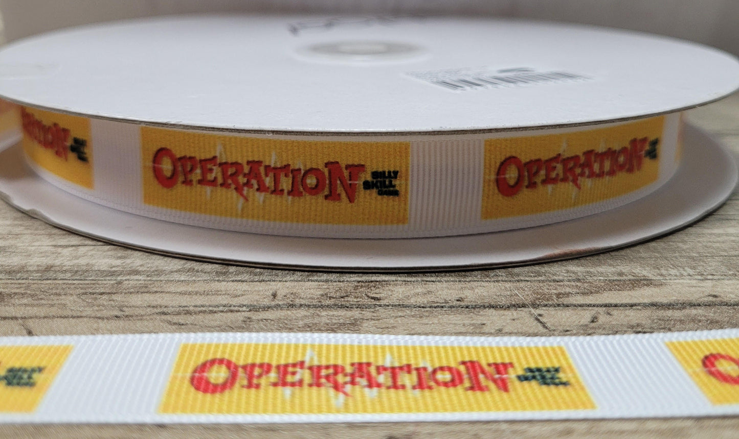 7/8" Sublimated Grosgrain Printed Ribbon By The Roll, 100 yards per roll