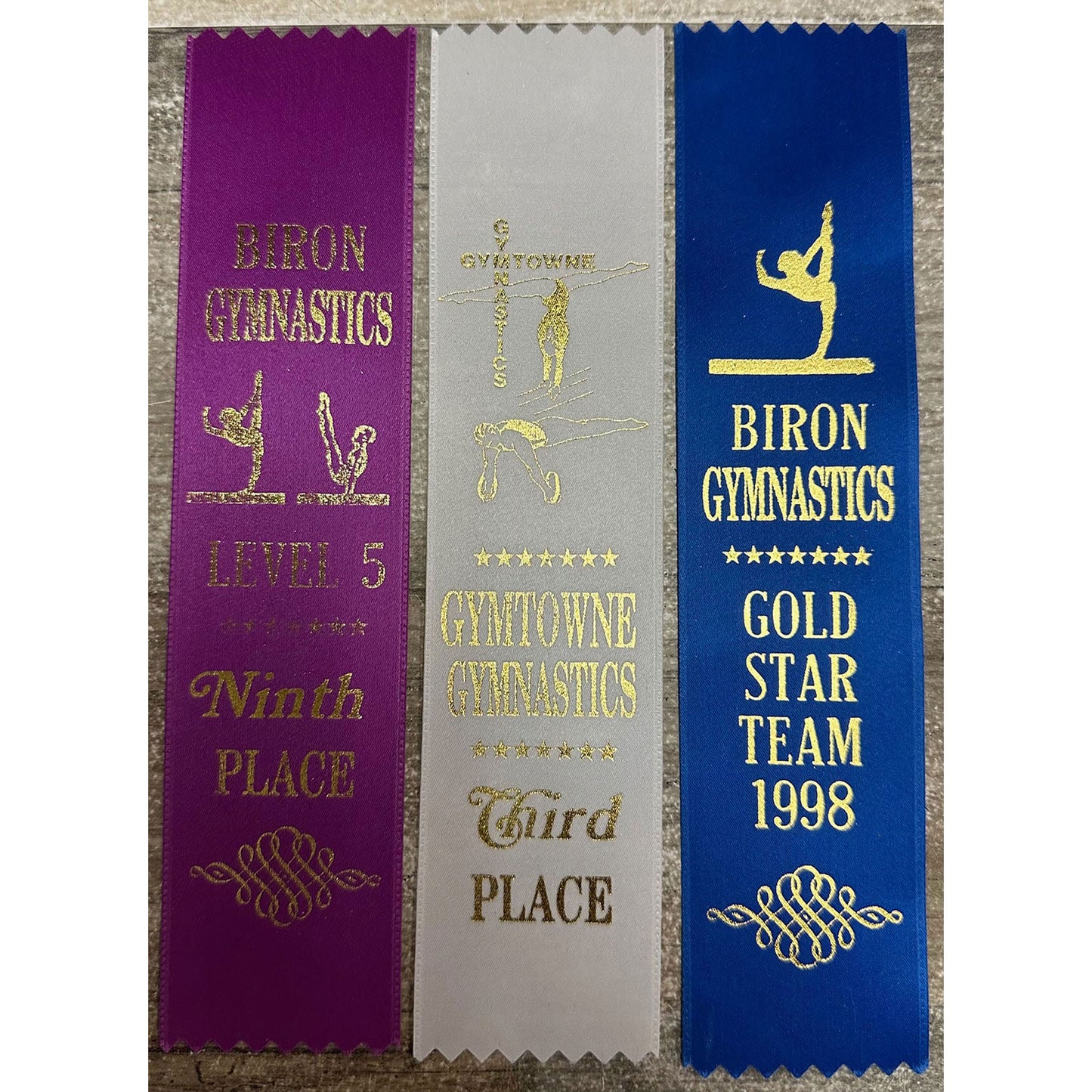 Custom Award Ribbon - One Color 2" Width