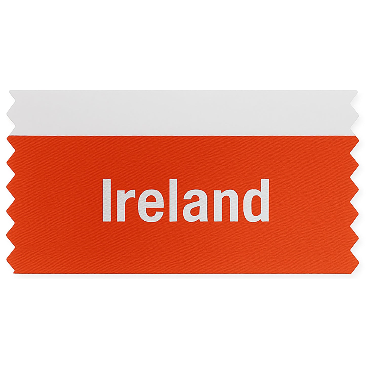 Custom Name Badge Ribbon - One Color 1-5/8" Width