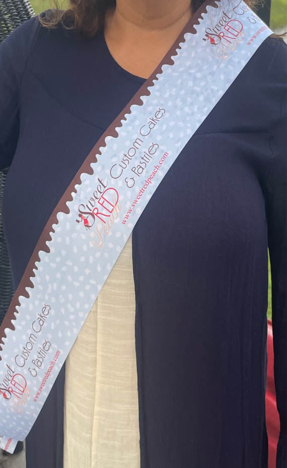 Sashes for Pageant's, Sports Teams, Tradeshows, Corporate Events x 3", 4", 6" Widths