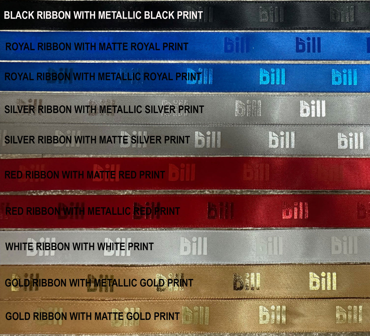 1 1/2" Satin Printed Ribbon By The Roll