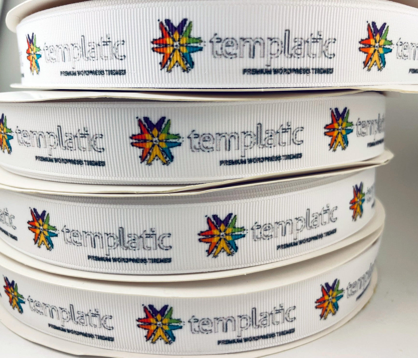 7/8" Sublimated Grosgrain Printed Ribbon By The Roll