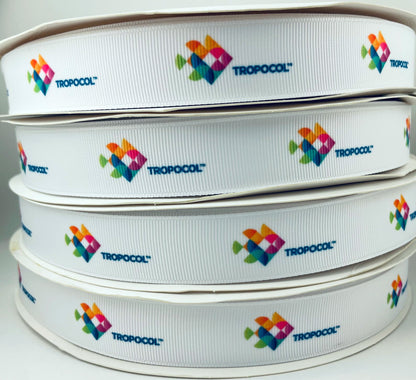 1 1/2" Sublimated Grosgrain Printed Ribbon By The Roll