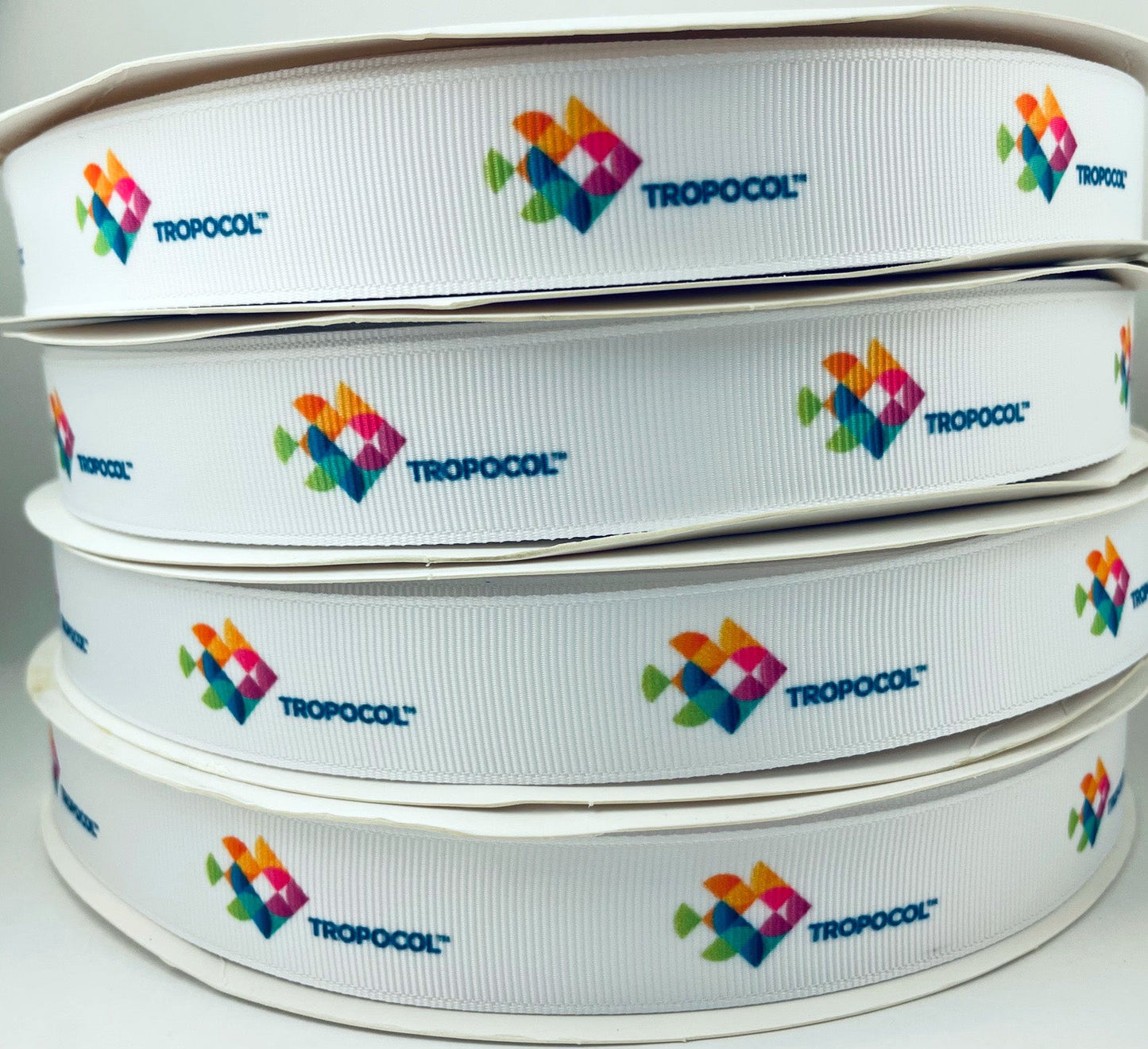 7/8" Sublimated Grosgrain Printed Ribbon By The Roll, 100 yards per roll