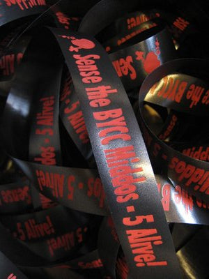 5/8" Acetate Printed Ribbon By The Roll
