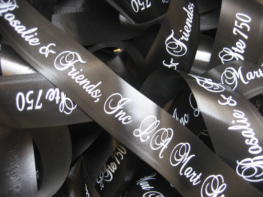 5/8" Acetate Printed Ribbon By The Roll
