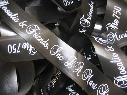 1 1/2" Acetate Printed Ribbon By The Roll
