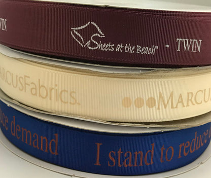 3/8" Grosgrain Printed Ribbon By The Roll