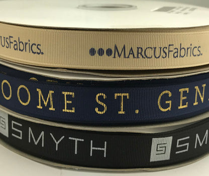 3/8" Grosgrain Printed Ribbon By The Roll