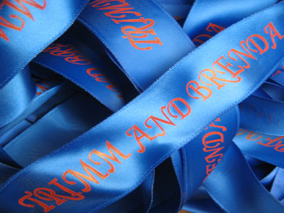 1 1/2" Wired Satin Printed Ribbon By The Roll