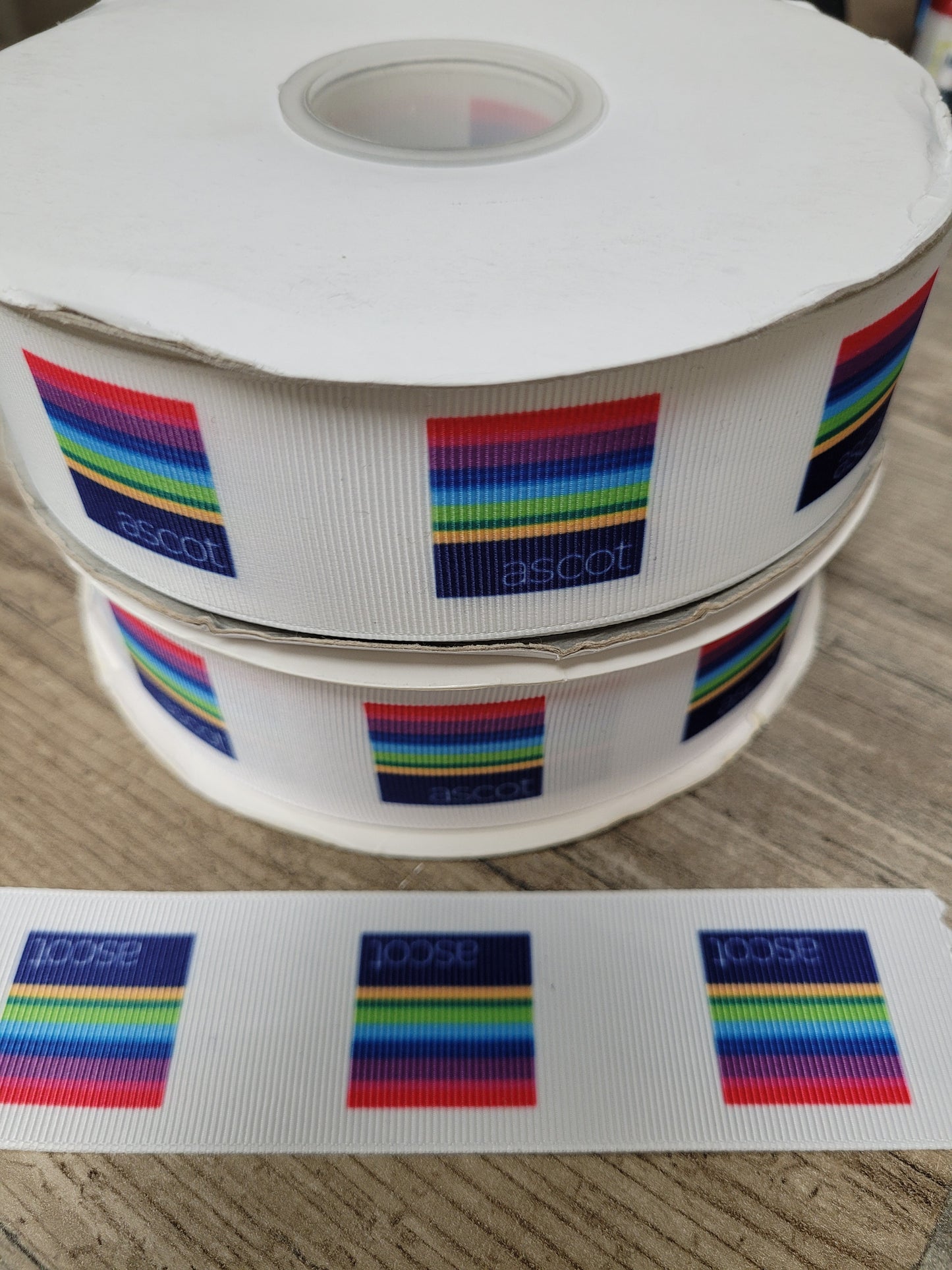 1 1/2" Sublimated Satin Printed Ribbon By The Roll