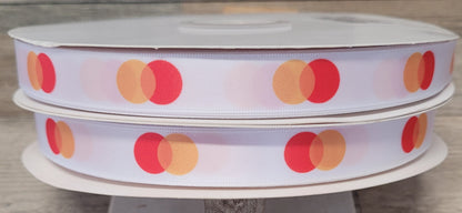 7/8" Sublimated Satin Printed Ribbon By The Roll