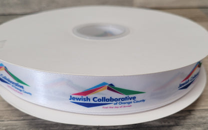 5/8" Sublimated Satin Printed Ribbon By The Roll