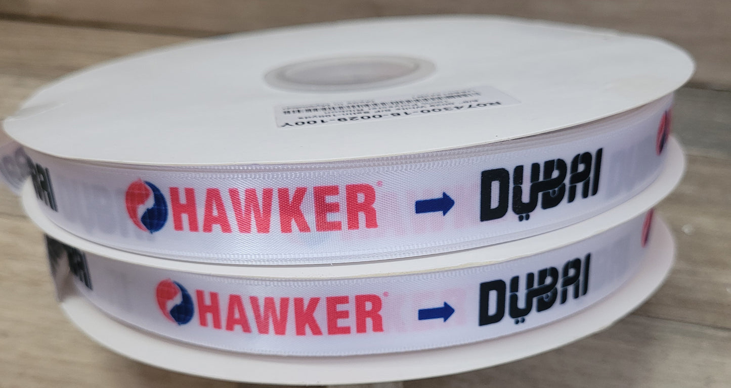 7/8" Sublimated Satin Printed Ribbon By The Roll