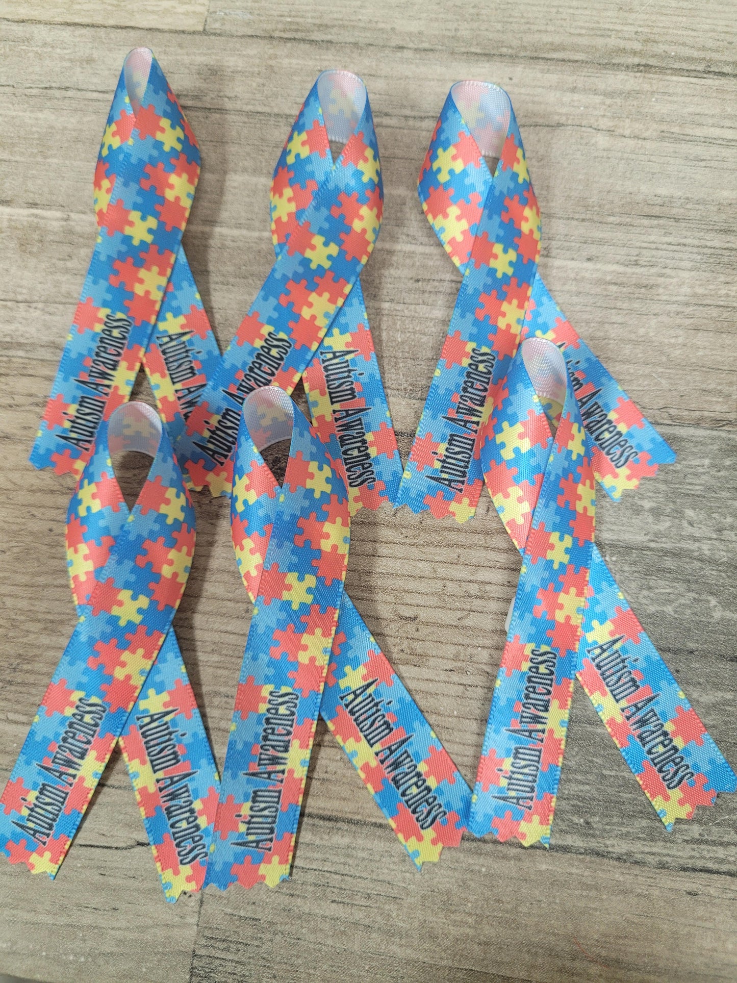 Full Color 5/8" SATIN AWARENESS BOWS