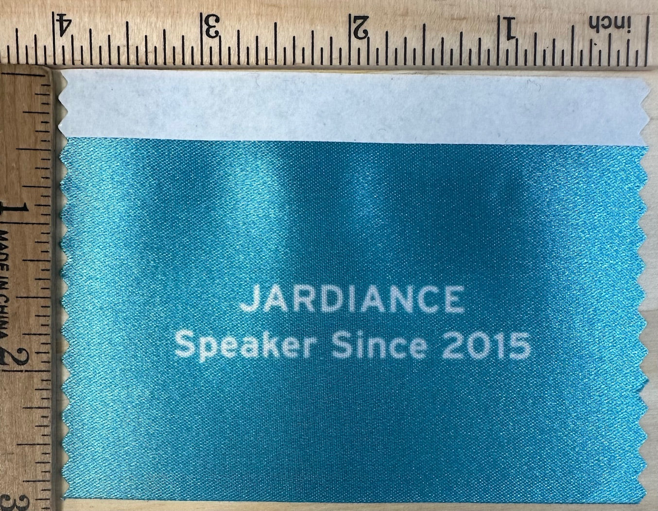 Custom Name Badge Ribbon - FULL COLOR 3" Width x 3" Height