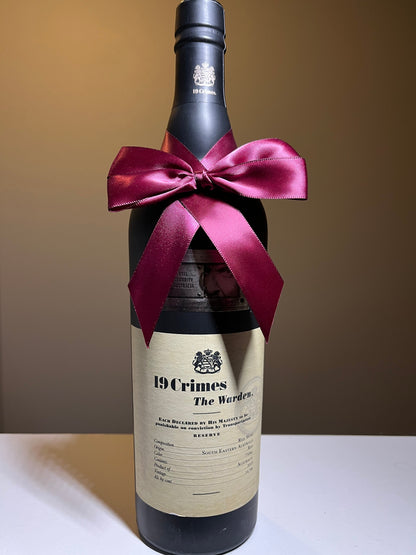 FULL COLOR PRINTED WINE BOTTLE BOWS