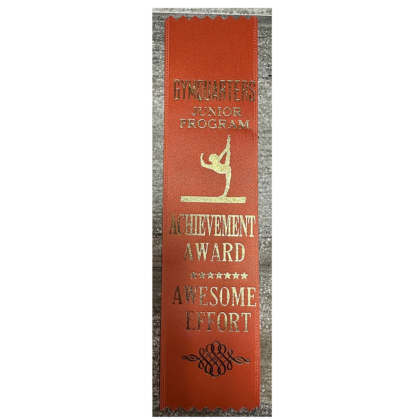 Custom Award Ribbon - One Color 2" Width