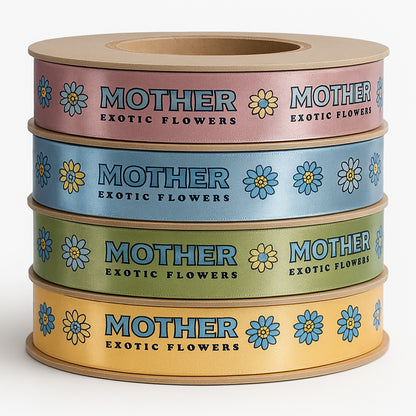 7/8" Sublimated Satin Printed Ribbon By The Roll