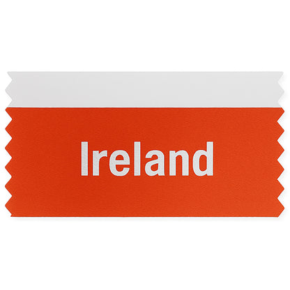 Custom Name Badge Ribbon - One Color 1-5/8" Width