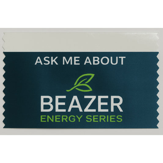 Custom Name Badge Ribbon - FULL COLOR 2" Width