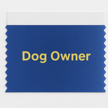 Custom Name Badge Ribbon - FULL COLOR 3" Width x 3" Height