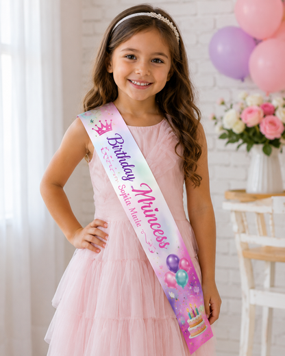Custom Full-Color Sublimated Satin Sashes – 3" or 4" Width x 70" Length