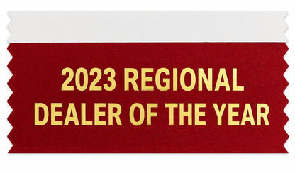 Custom Name Badge Ribbons – 2" Width (Hot Stamp) – NO SETUP CHARGES