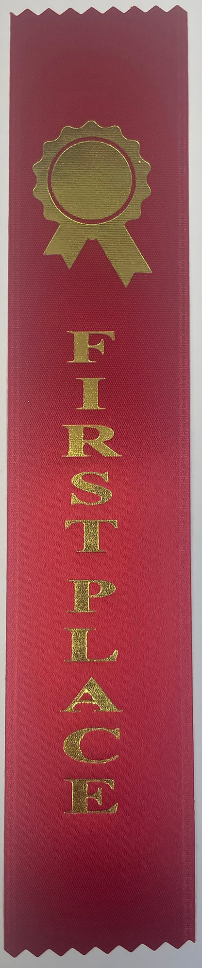 Custom Award Ribbon - One Color 1-5/8" Width