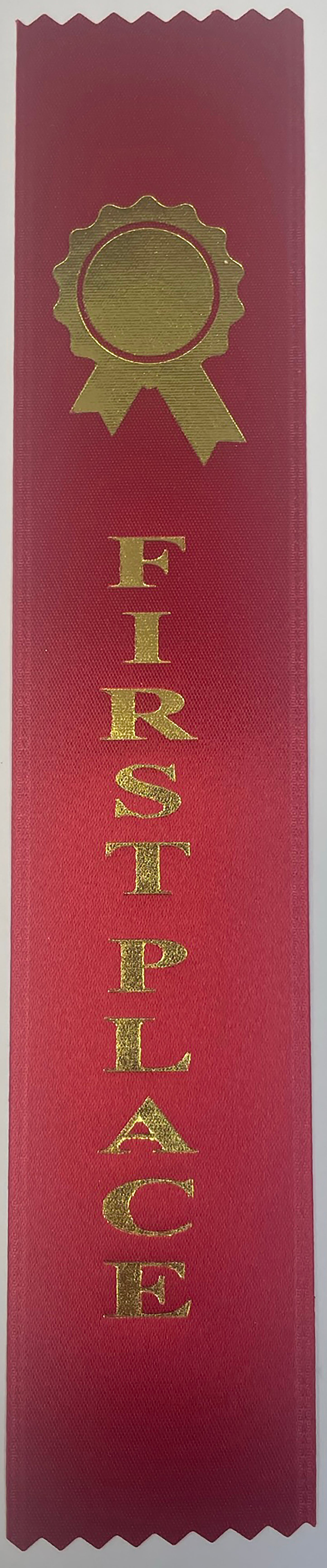 Custom Award Ribbon - One Color 2" Width