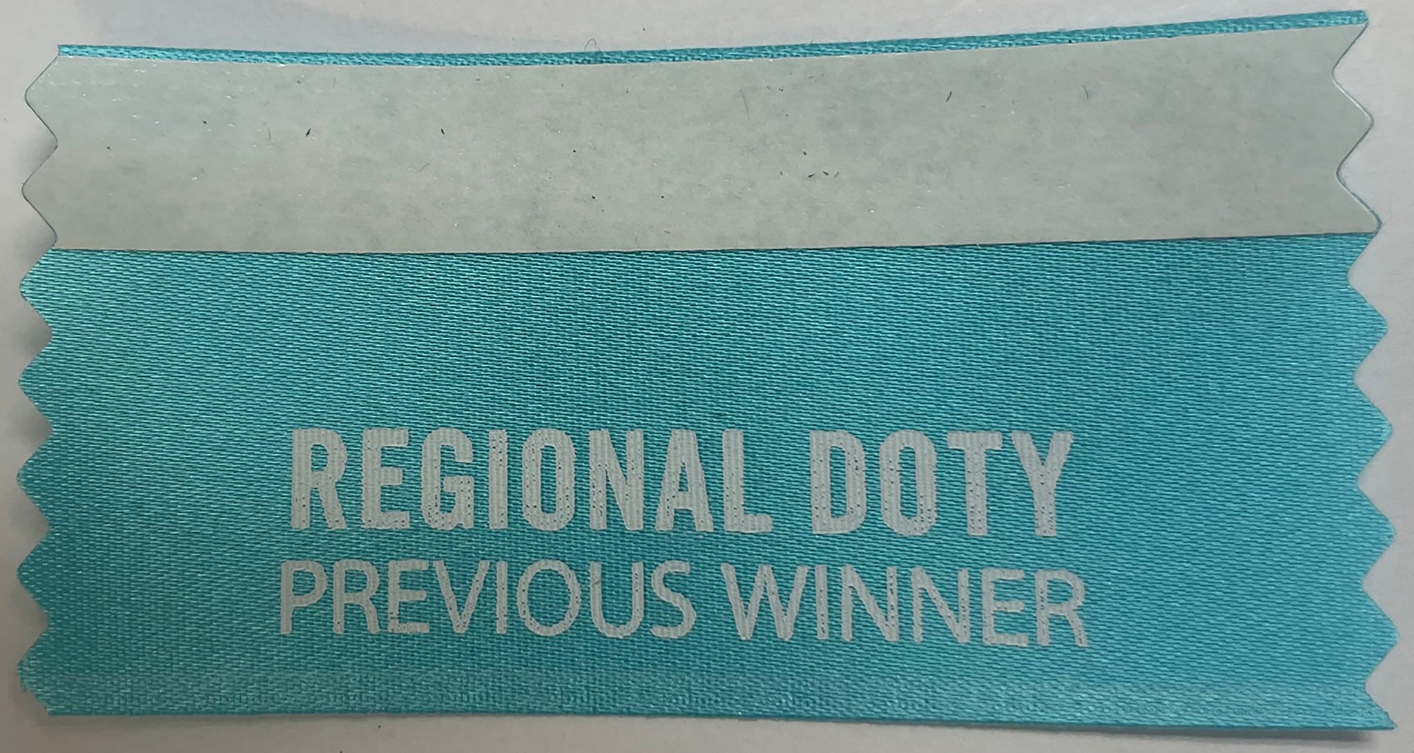 Custom Name Badge Ribbon - One Color 2