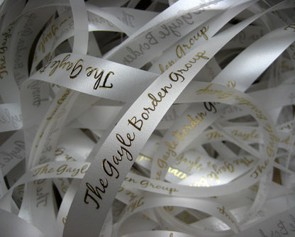 5/8" Acetate Printed Ribbon By The Roll