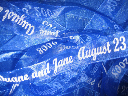 1 1/2" Organza Printed Ribbon By The Roll