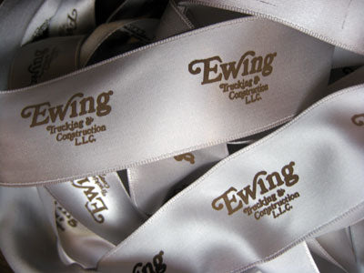 1 1/2" Wired Satin Printed Ribbon By The Roll